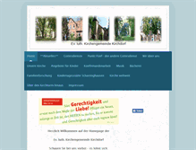 Tablet Screenshot of kirche-kirchdorf.de